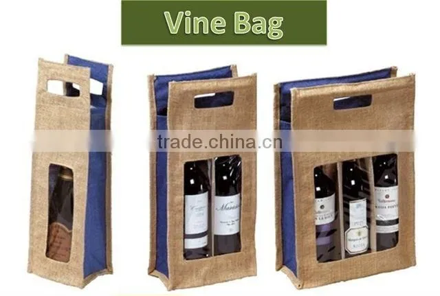 Ideal promotional jute wine bag