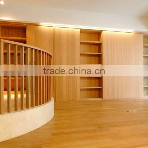 Natural vertical bamboo veneer for skateboards