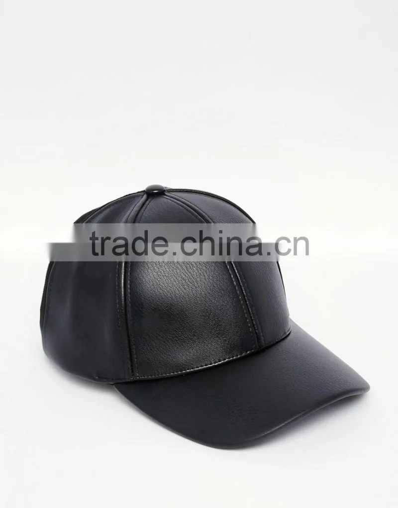 PU leather snapback baseball caps