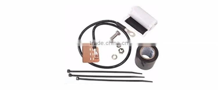Gemel grounding kit for 1/4" 3/8" 1/2" 5/8 in 7/8" coaxial cables