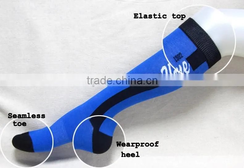 Customized Thermolite heated semi-terry warm functional ski socks