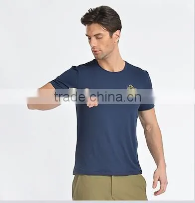 Scotchgard technology fabrics plain high quality polyester shirt 3d t-shirt