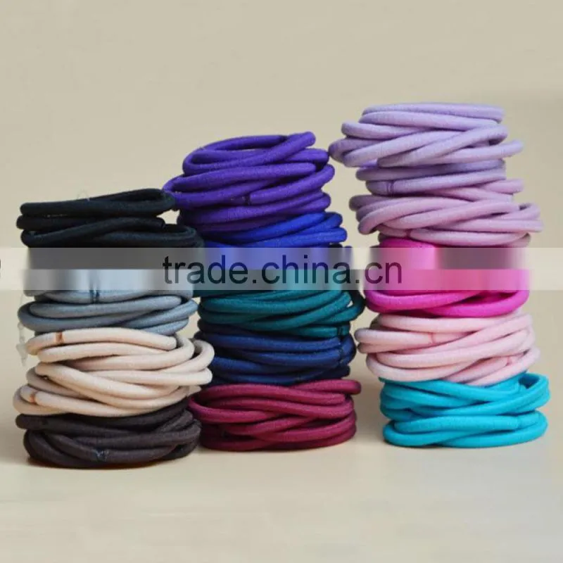 Hot Selling 4mm Colorful Elastic Hair band