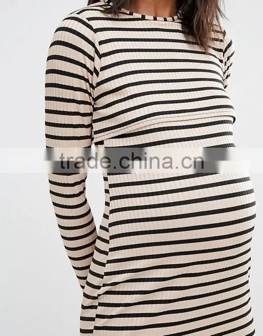 China dongguan manufacturer wholesales high quality long sleeve maternity