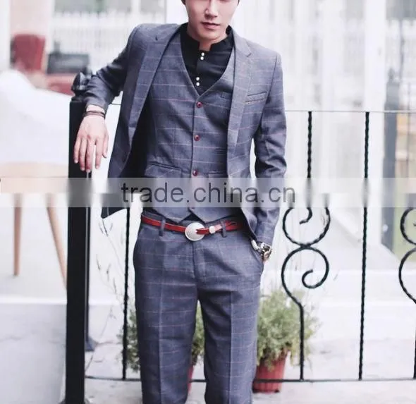 High quality and best workmanship newest style men suit from Shanghai