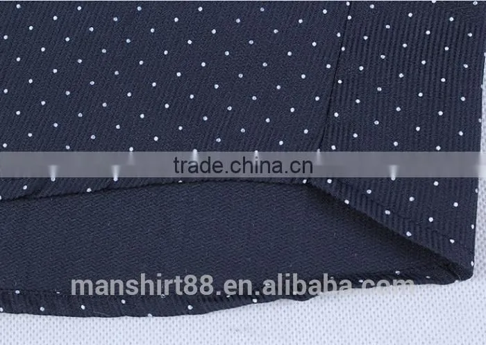 Decent fashion long sleeve contrast color custom slim fit shirt
