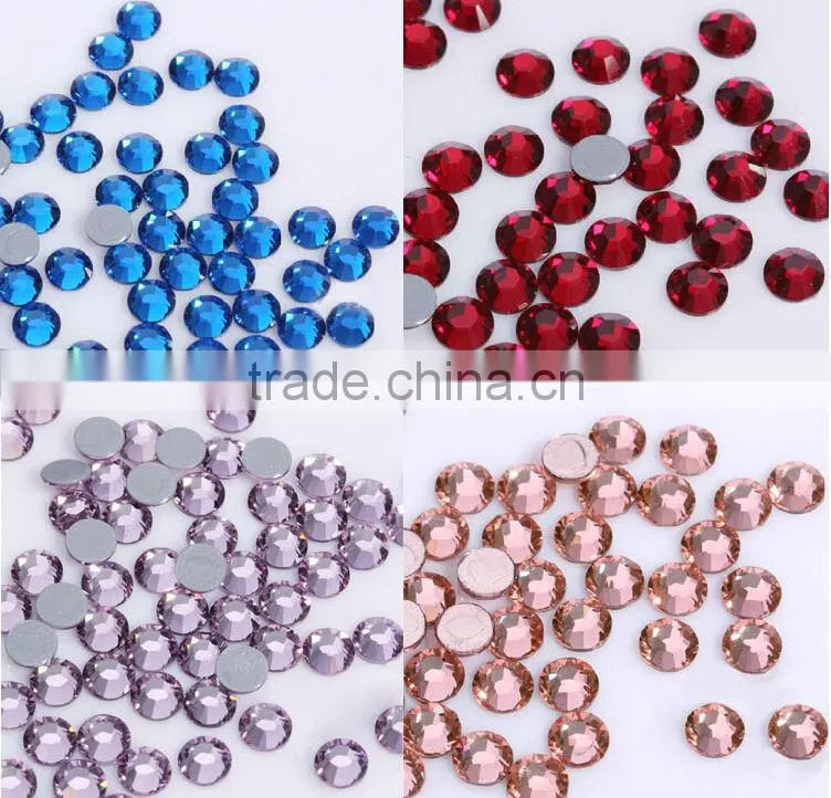 shiny and best quality Crystal-Hotfix Rhinestone Iron on Transfer Hot fix Motif crystal