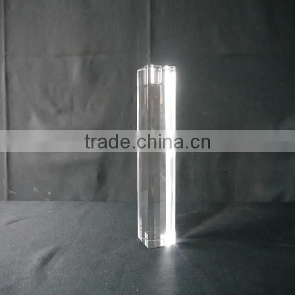 Hot Sale !!! Upscale crystal cube candle holder for tea light candle holder Centerpieces JKC-0003