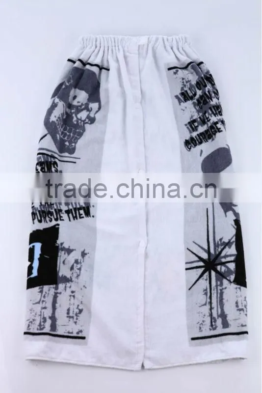 high absorption printed bath dress