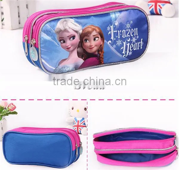 Wholesale Frozen school bag Elsa Anna backpack with pencil case Student school backpack
