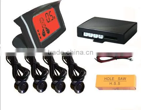 2015 Cheapest Colorful LCD Car Parking Sensors LCD Display Monitor Car Parking Sensor System