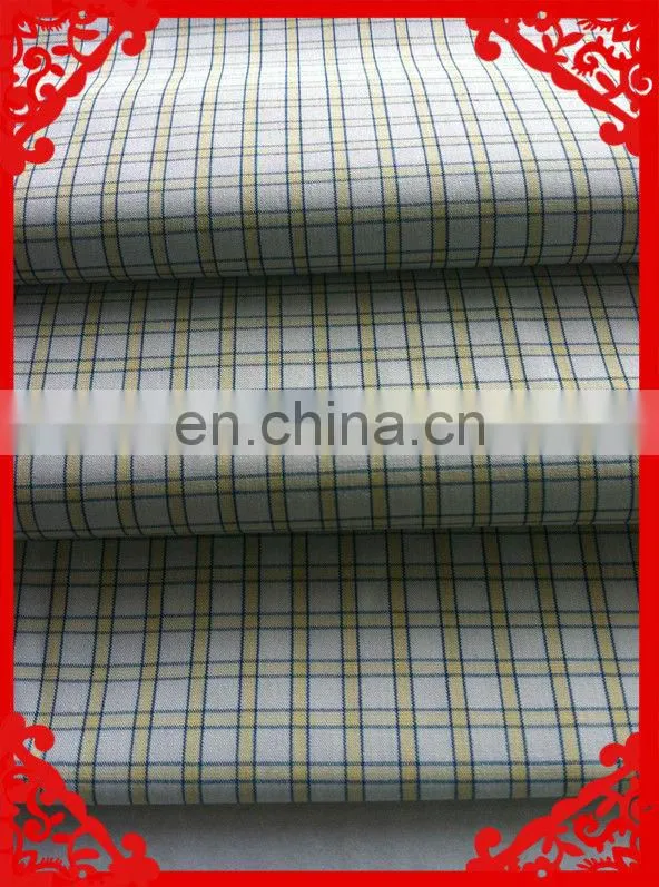 2014 fashion latest new Italy design pattern BAMBOO 100 cotton yarn dyed woven fabric