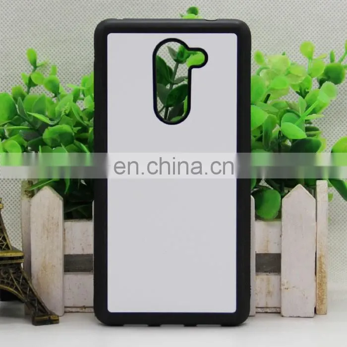 2d sublimation heat transfer PC +TPU silicon blank cell phone case for Prosub-Mate9 Lite