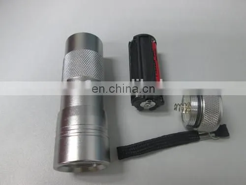 Best selling mini led flashlight torches 12UV purple led torch