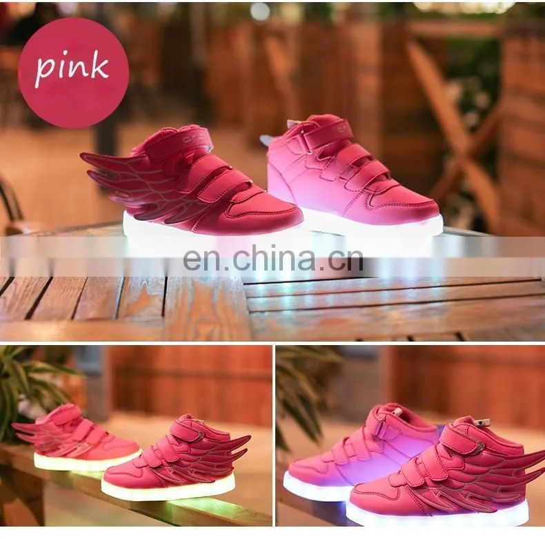 Wholesale kids led light shoes children sneakers