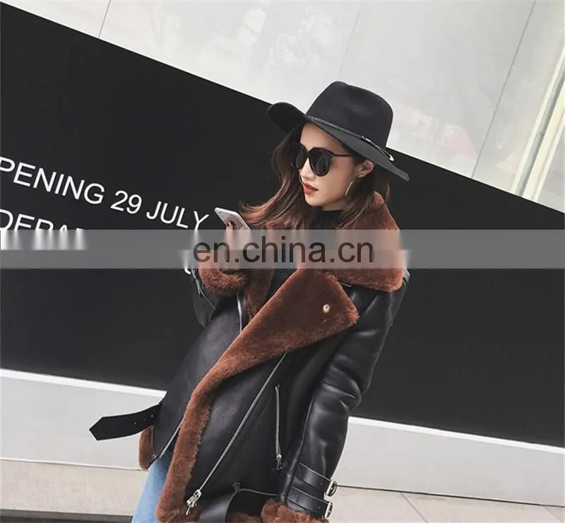 2016 Fashion Furable Coat Genuine Sheep Fur Double Face Fur Jackets
