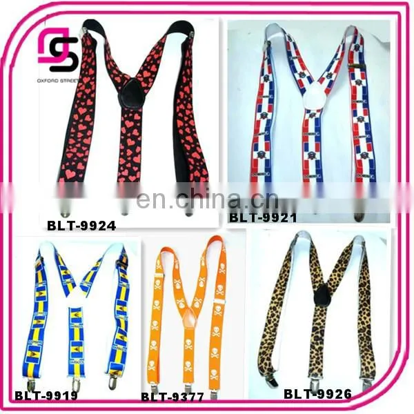 Children solid colour suspender love suspender baby suspender