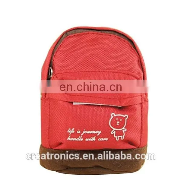 CR Hot selling Girl cheap coin wallet mini key holder backpack