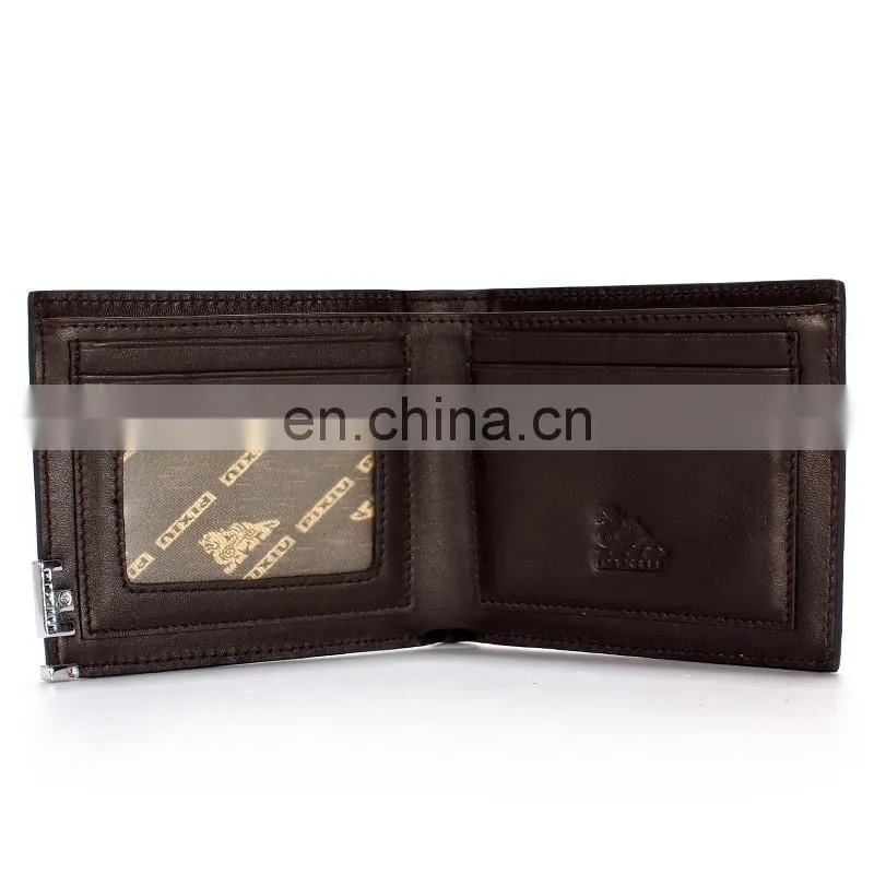 Hot Product Competitive Price Genuine Leather Wallets for Men Personalized
