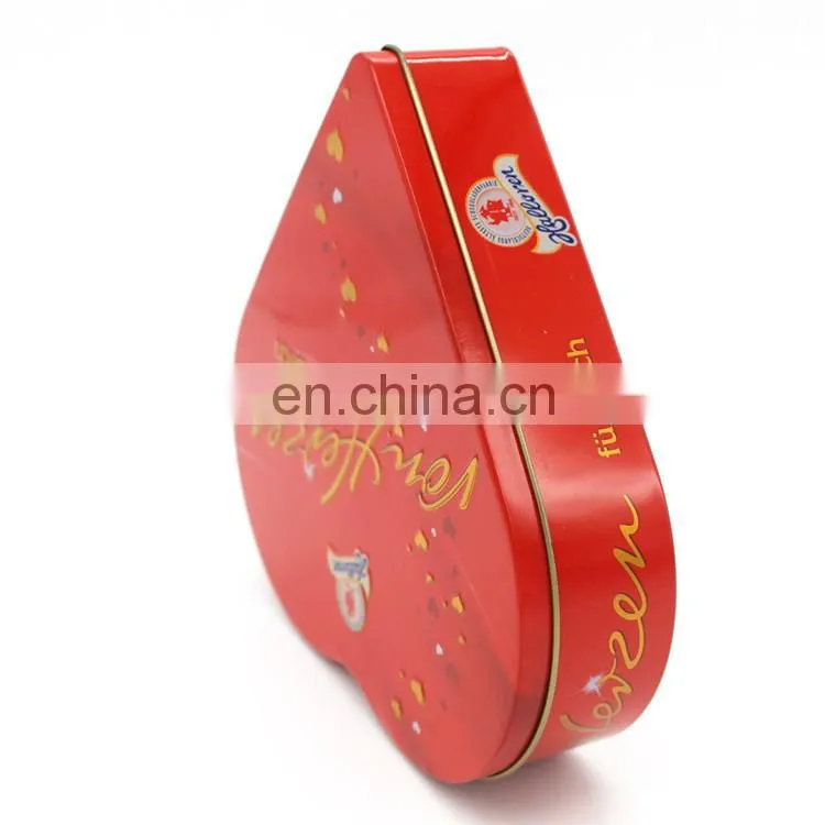 2015 Heart-shaped Christmas gift tin box