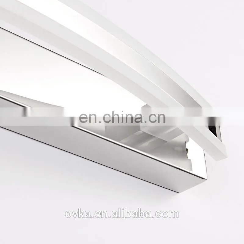 Mirror Light fashion hotel bathroom LED wall lamp stainless steel lights