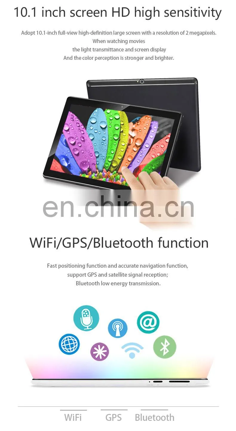 10 Years Odm & Oem Manufactory For Android 10.1 Inch Octa Core Processor Tablet Pc With 2Gb Ram 32Gb Storage Hd Display