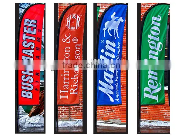 2016 Durable Advertising Double Sided Beach Flag/Flying Flag/Feather Flag