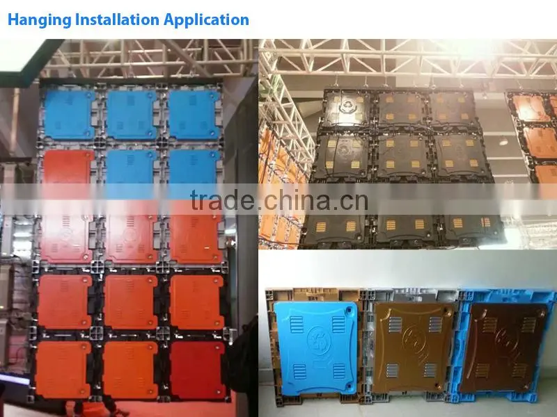 large view angle P4 indoor rental display cabinet/led video display