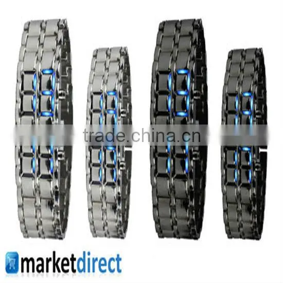 fashion plastic iron samurai led watch TM-S1