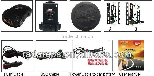 gps car tracker, vehicle gps tracker, GPRS tracker Real-time Vehicle Tracking System 4S-666