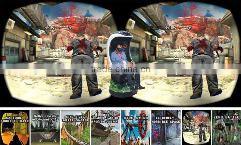 Factory Price 360 Rotating 9D VR Cinema Simulator