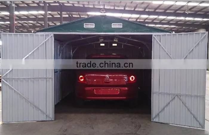 Economic prefab steel structure garage shed