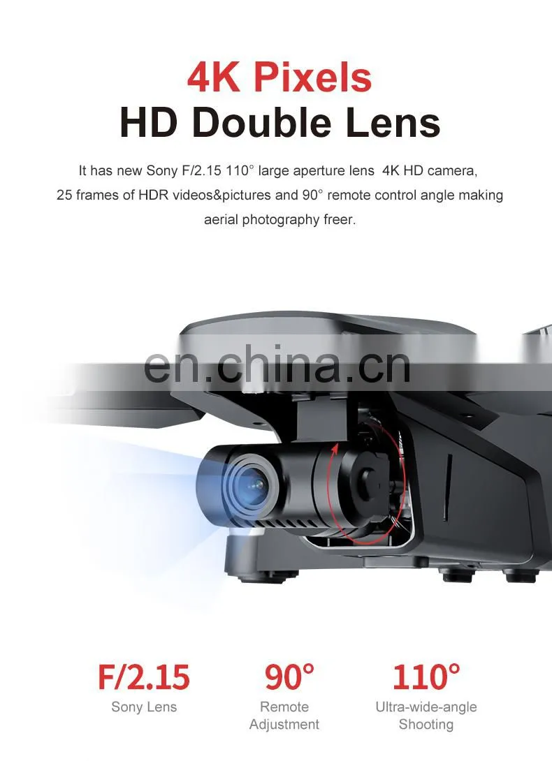 JJRC 2-Axis Gimbal X19 Pro Brushless Motor Obstacle Avoidance Professional Drones with 4K Camera and GPS