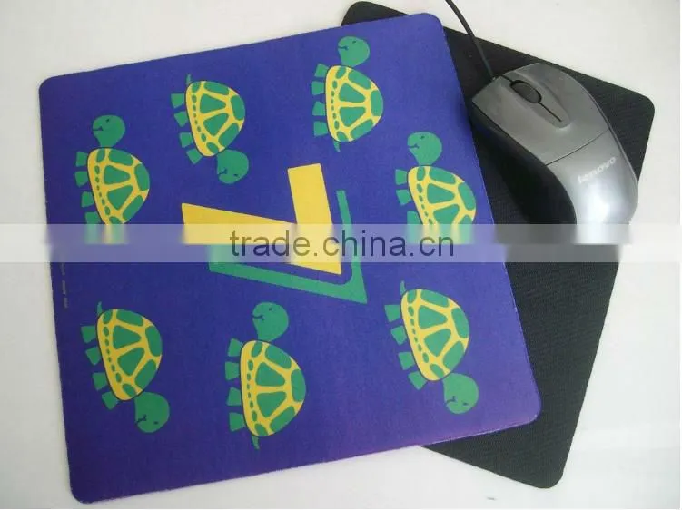 custom die cut shape fabric mouse pad, promotional neoprene mouse pad