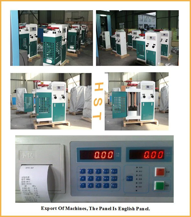 2000KN Soil Lab Use Concrete Compression test Equipment
