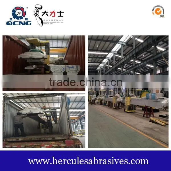 Granite slab cutting machine