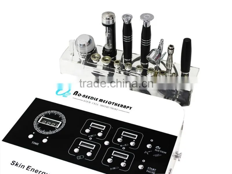 Hot-selling 2016 Portable multifunction 7 in 1 skin Rejuvenation mesotherapy gun Equipment