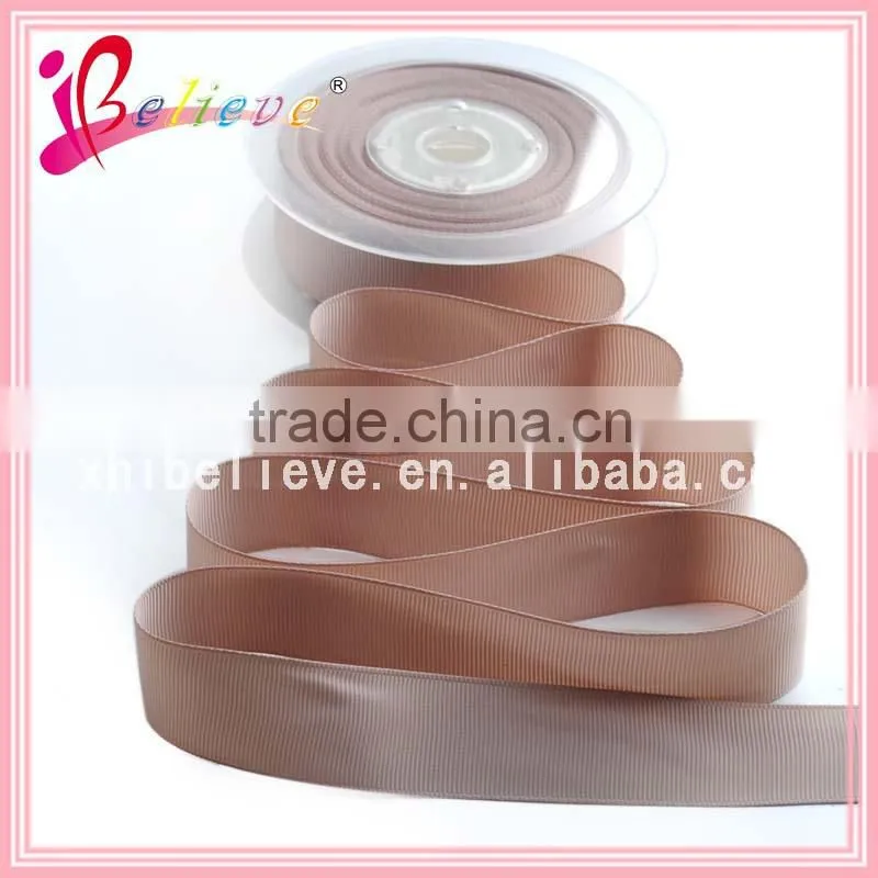 Wholesale brand products environmental solid grosgrain ribbon