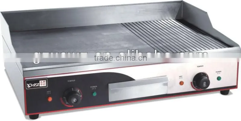 Commercial Catering Counter Top Stainless Steel Electric Griddle
