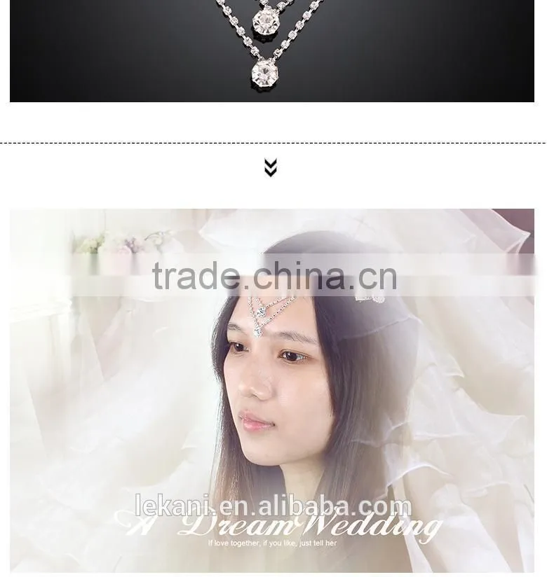 Popular Hot New Top Grade Crystal Bride Indian Bridal Hair Jewelry