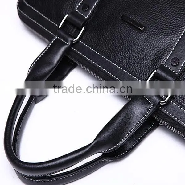 2014 Hot Selling Genuine Leather Lawyer Large Briefcase