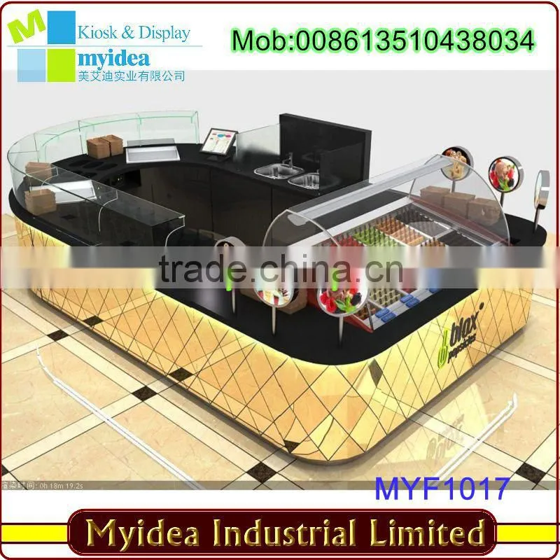 Best suitable shopping mall cafe bar counter design