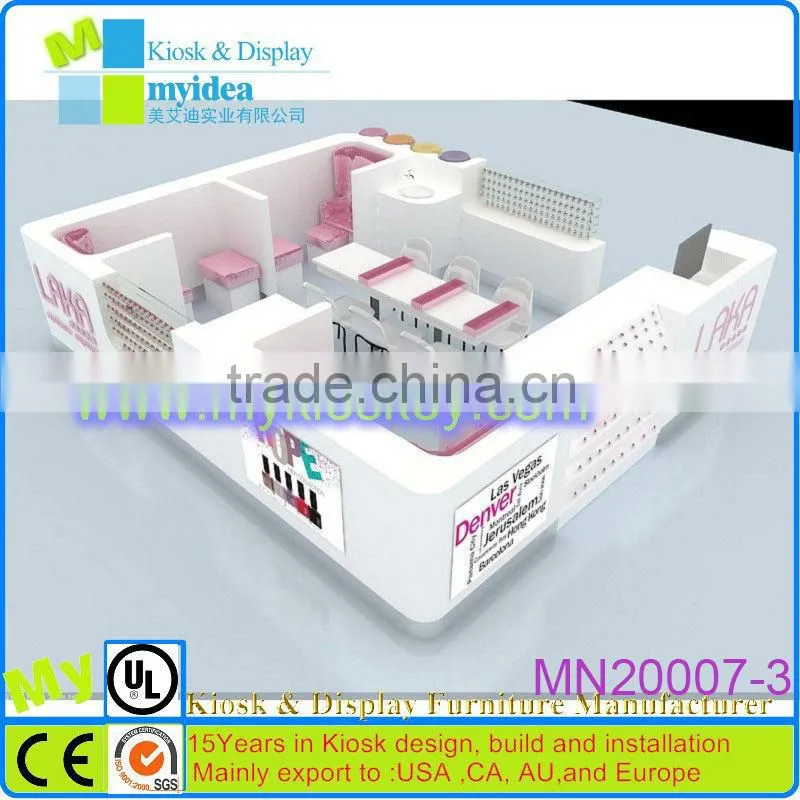 double marble top manicure nail tables for sale