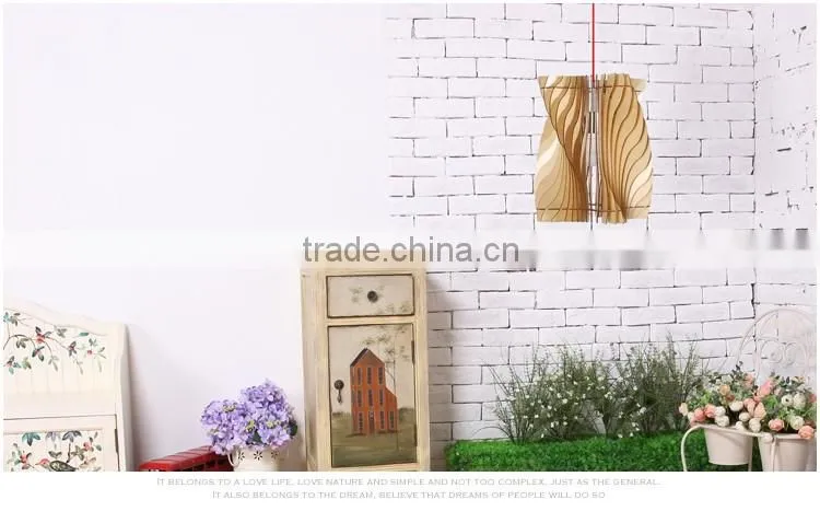 LED pendant Light JK-8005B-28 Wood pendant lamp for hotel restaurant projects decoration