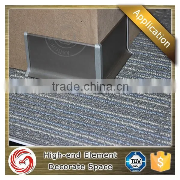 Laminate flooring tile trim aluminum cabinet skirting board for kitchen