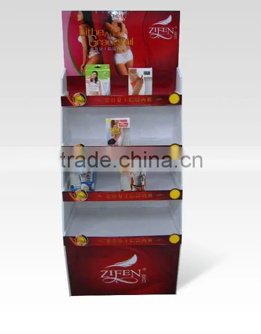 2011 new style floor paper display stand