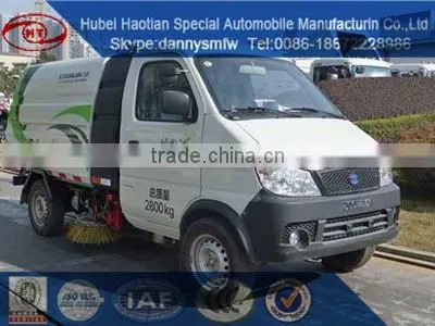 electric mini road cleaning car sweeper truck for sale