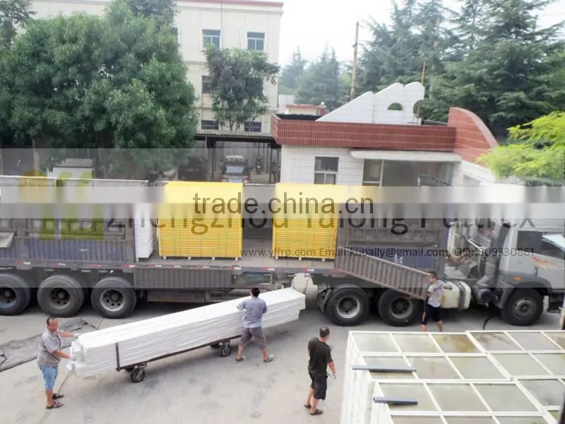 Anti-corrosion fiberglass fence/guardrail/handrail, ideal for cooling tower, chemical plant, water treatment