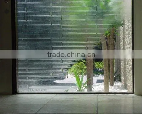 professional blue silk screen insulated glass with ISO9001 certificate