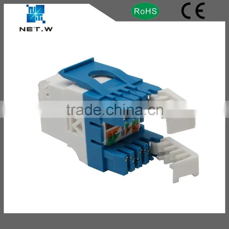 wall faceplates rj45 wall socket, one port gold color wall faceplates